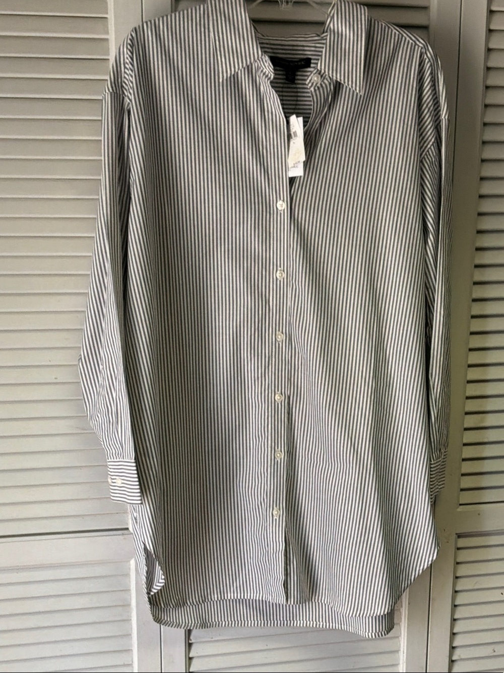 Banana Republic oversized cotton tunic L  NWT